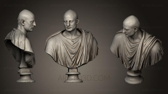 Busts and heads antique and historical (BUSTA_0536) 3D model for CNC machine